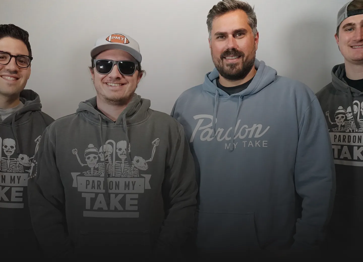 The Pardon My Cheesesteak crew